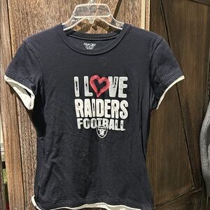 Riders by Lee Kids Black Football Tee